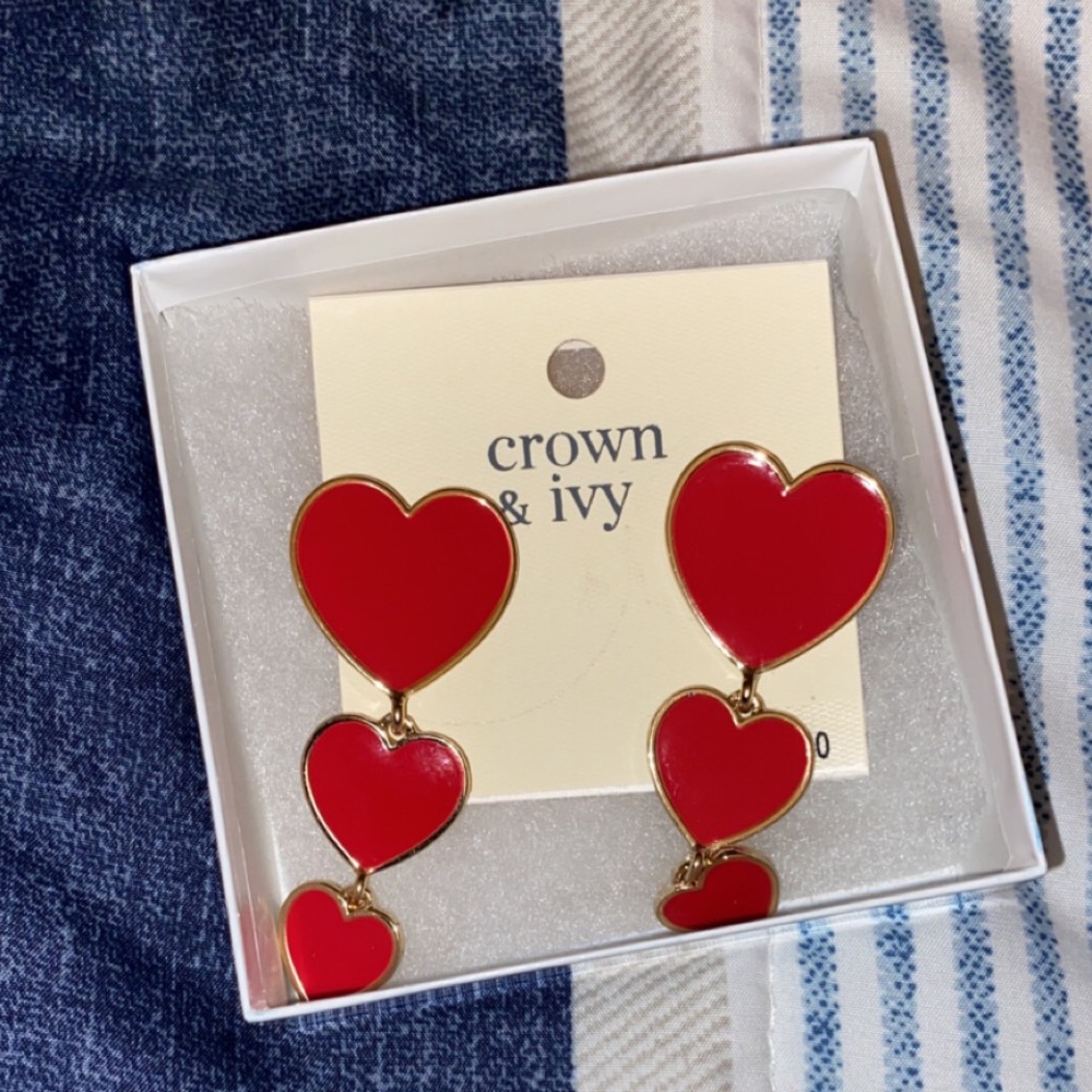 Heart shaped earrings